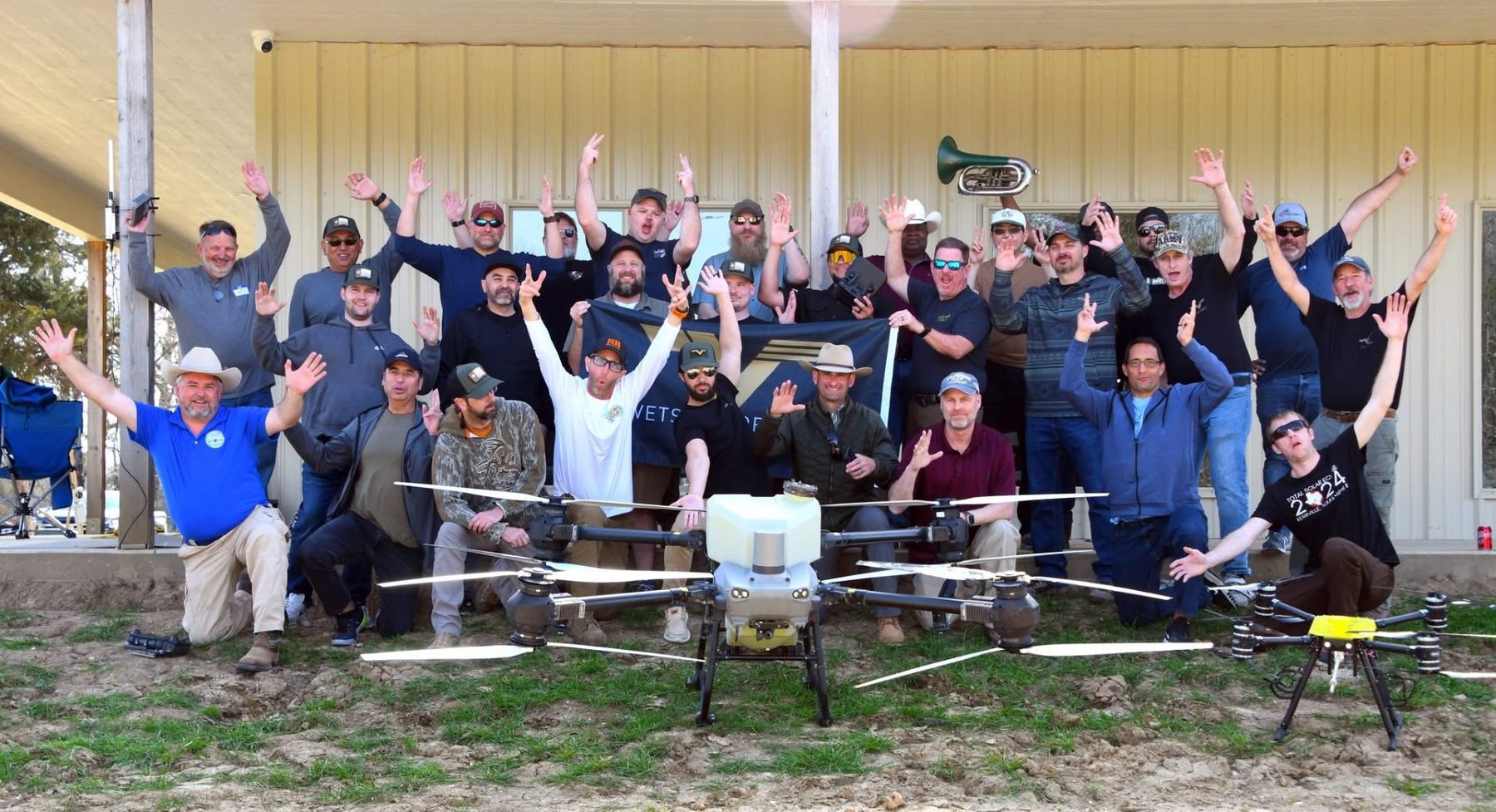 V2D members at a training event